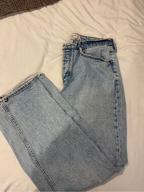 Abercrombie & Fitch Light Blue '90s Baggy Low-Rise Jeans